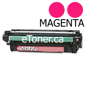 HP CE263A REMANUFACTURED IN CANADA MAGENTA Crtg FOR CP4025 CP4525 SERIES PRINTERS